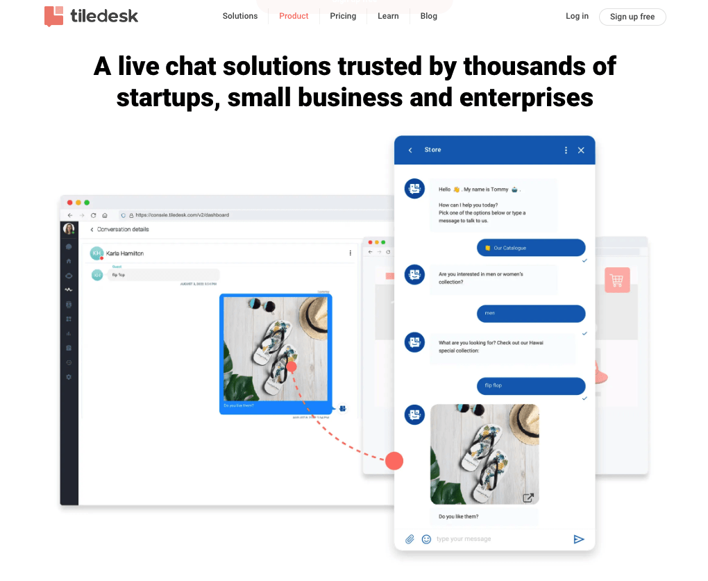 Danh sách phần mềm live chat miễn phí tốt nhất nên dùng 5 Phần mềm live chat miễn phí Tiledesk