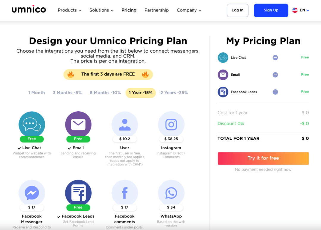 Danh sách phần mềm live chat miễn phí tốt nhất nên dùng 6 Phần mềm live chat miễn phí Umnico