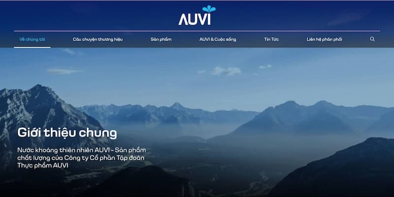 Nâng Cấp Website Auvi Water